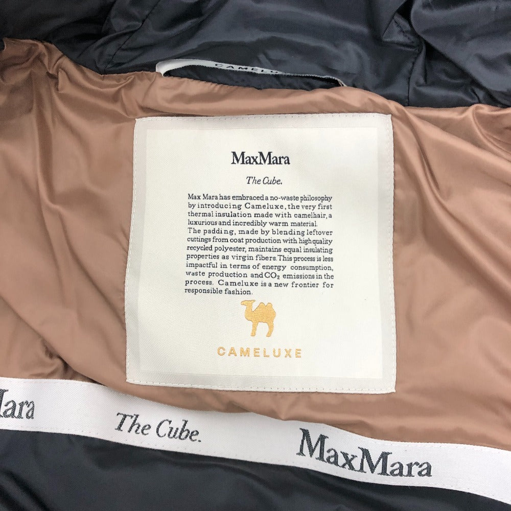 MAX MARA ザキューブ グリーン ショート ジャケット アパレル 長袖 アウター ジャケット ナイロン レディース ブラック - brandshop-reference