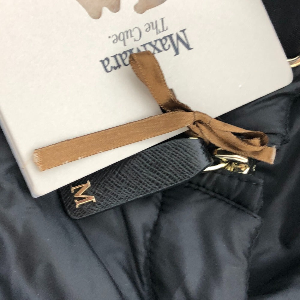 MAX MARA ザキューブ グリーン ショート ジャケット アパレル 長袖 アウター ジャケット ナイロン レディース ブラック - brandshop-reference