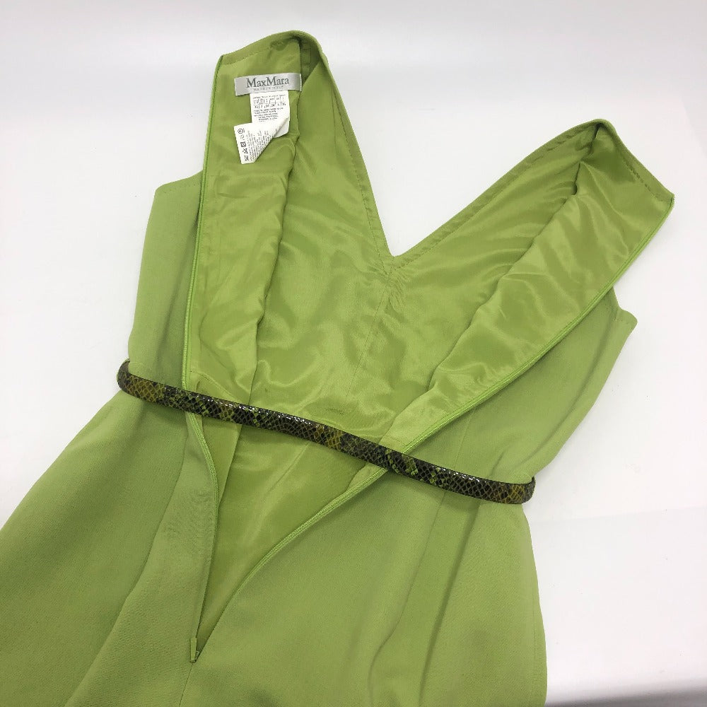 MAX MARA ワンピース ベルト カーディガン アパレル セット アンサンブル ワンピース ポリエステル レディース グリーン - brandshop-reference