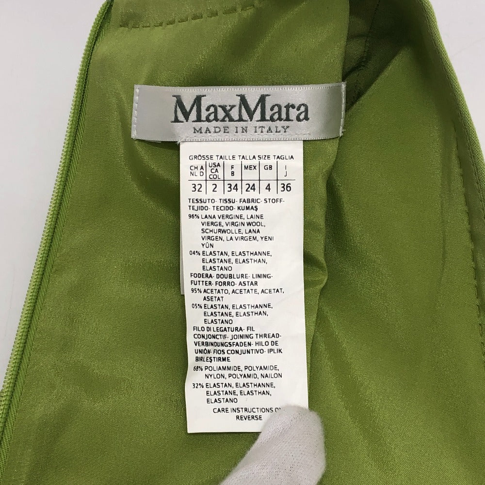 MAX MARA ワンピース ベルト カーディガン アパレル セット アンサンブル ワンピース ポリエステル レディース グリーン - brandshop-reference