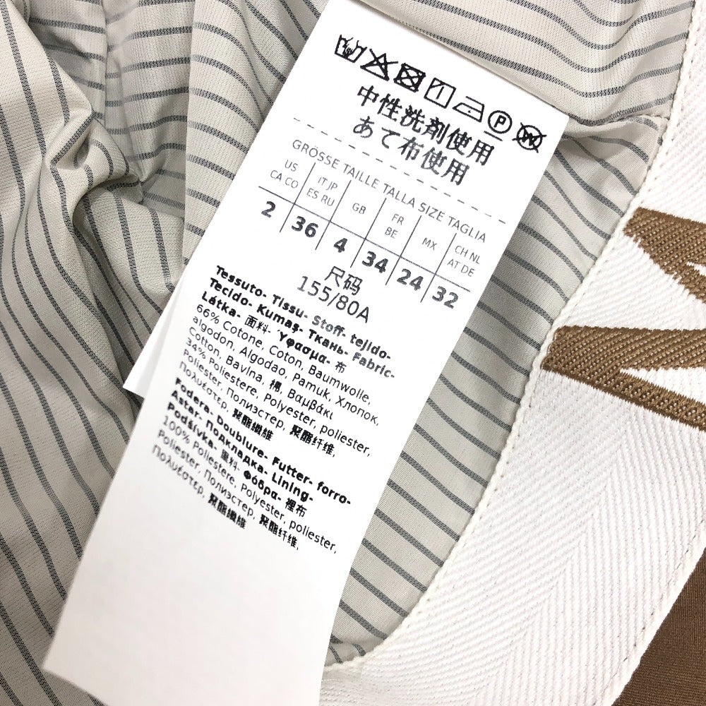 Max Mara 24190210546 Pakaian Twill Spring Coat Luar Jaket Luar Parit Kapas Kapas Wanita