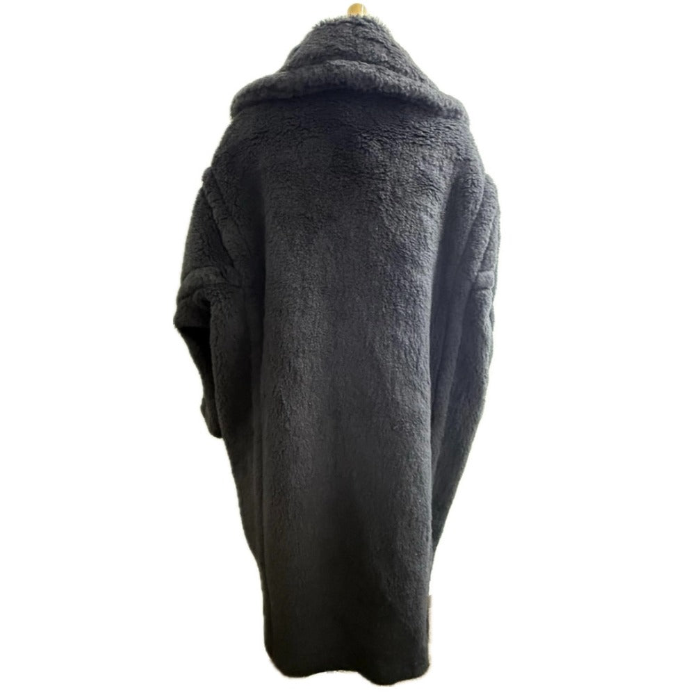 MAX MARA 2521016052 テディベア アイコン アパレル アウター コート ロングコート ウール レディース ブラック