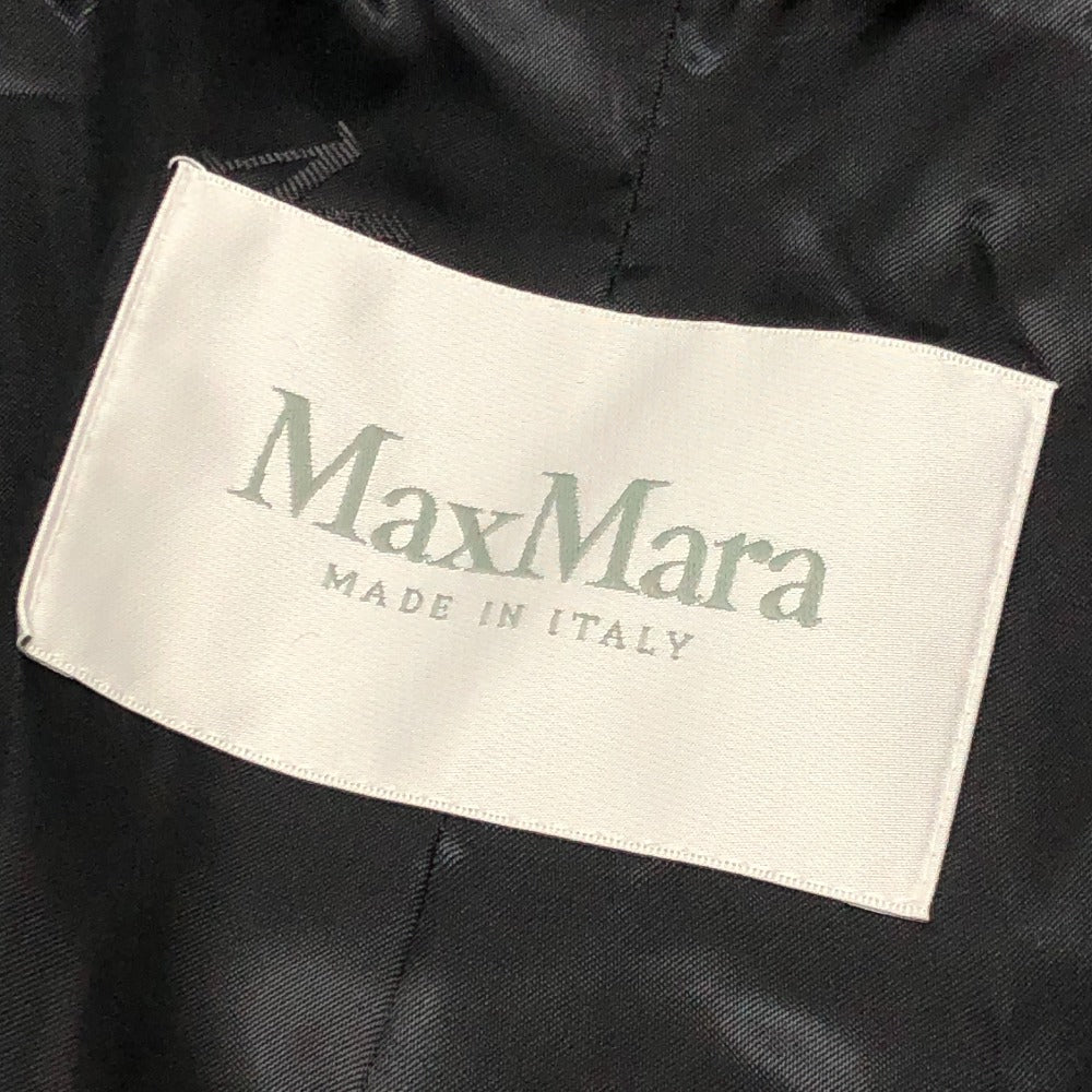 MAX MARA 2521016052 テディベア アイコン アパレル アウター コート ロングコート ウール レディース ブラック