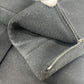 MAX MARA Women's Hooded Zip-Up Long Coat in Black Wool