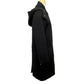 MAX MARA Women's Hooded Zip-Up Long Coat in Black Wool