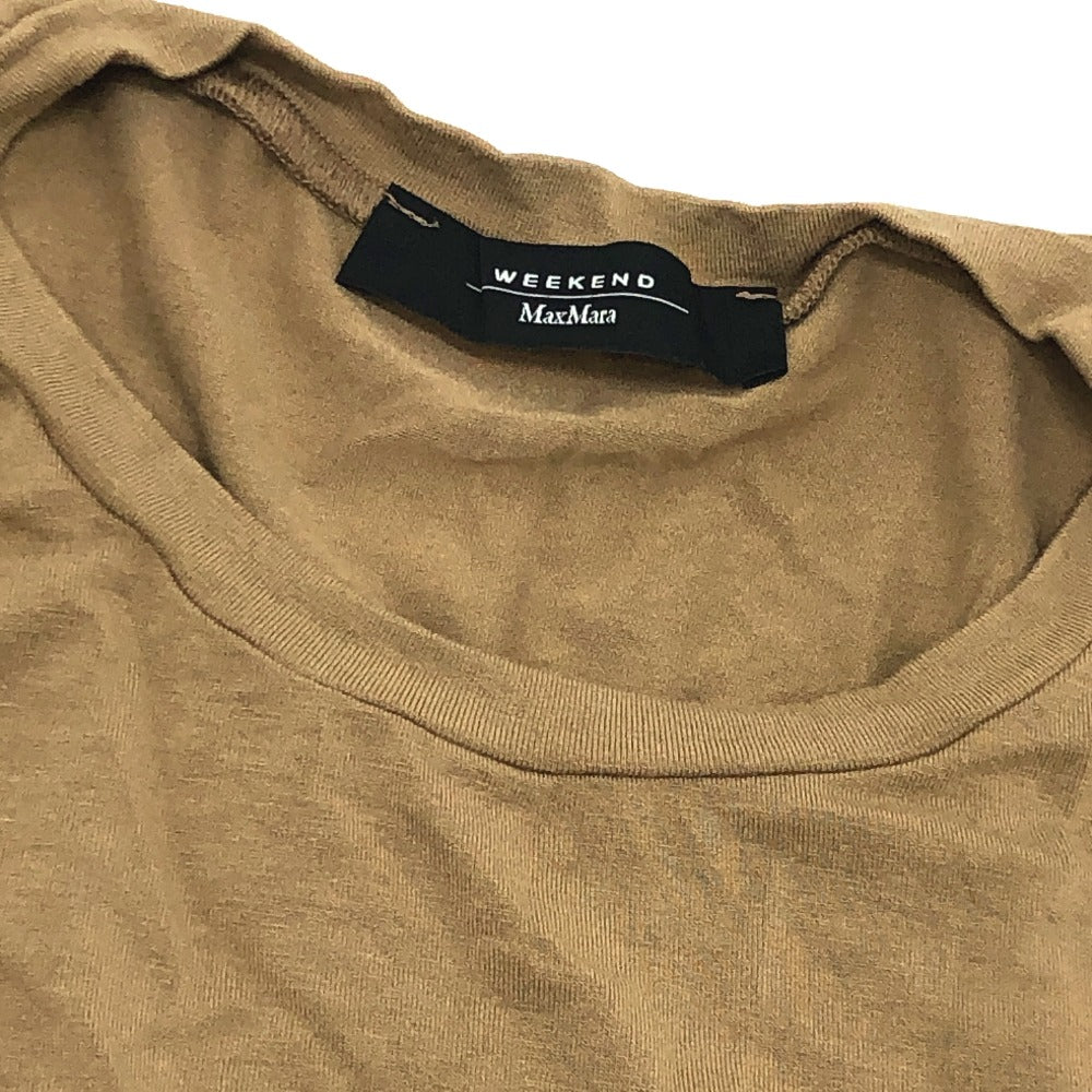 MAX MARA 2359460233 Women's Long Sleeve Viscose T-Shirt in Brown
