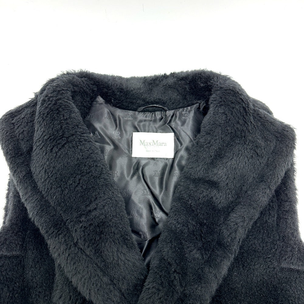 MAX MARA 25212762536 テディベア ジレ アパレル ベストコート ジャケット アルパカ レディース ブラック
