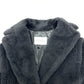 MAX MARA 2521016052 テディベア アパレル ロングコート アルパカ レディース ブラック