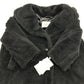 MAX MARA 2521016052 Teddy Bear Apparel Long Coat, Alpaca, Women's, Black