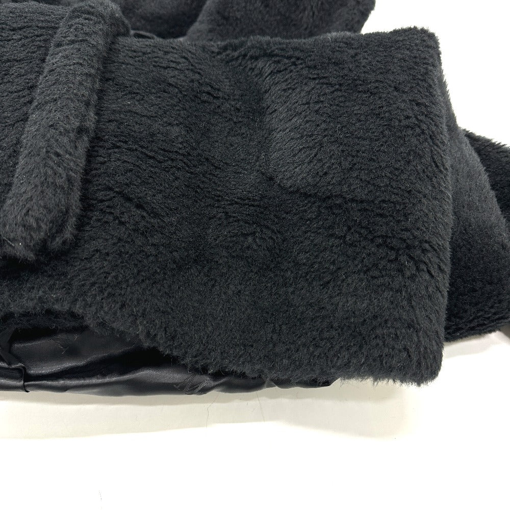 MAX MARA 2521016052 Teddy Bear Apparel Long Coat, Alpaca, Women's, Black