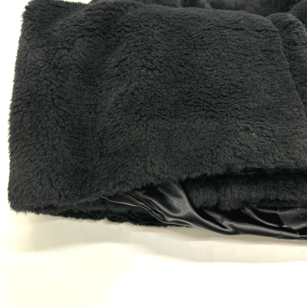 MAX MARA 2521016052 Teddy Bear Apparel Long Coat, Alpaca, Women's, Black