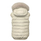 MAX MARA S Max Mara Apparel Outerwear Fur Hooded Down vest Nylon Beige Used
