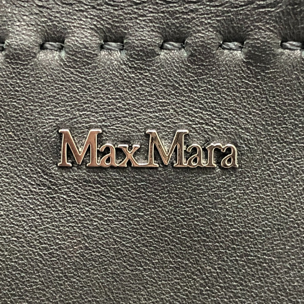 MAX MARA 2524516021ARCHETIPO1SV2004 アルケティポ ミディアム ロゴ カバン 肩掛け ショルダーバッグ レザー レディース ブラック