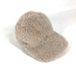 MAX MARA ファー モコモコ テディ teddy 帽子 キャップ帽 ベースボール キャップ ウール レディース ベージュ - brandshop-reference