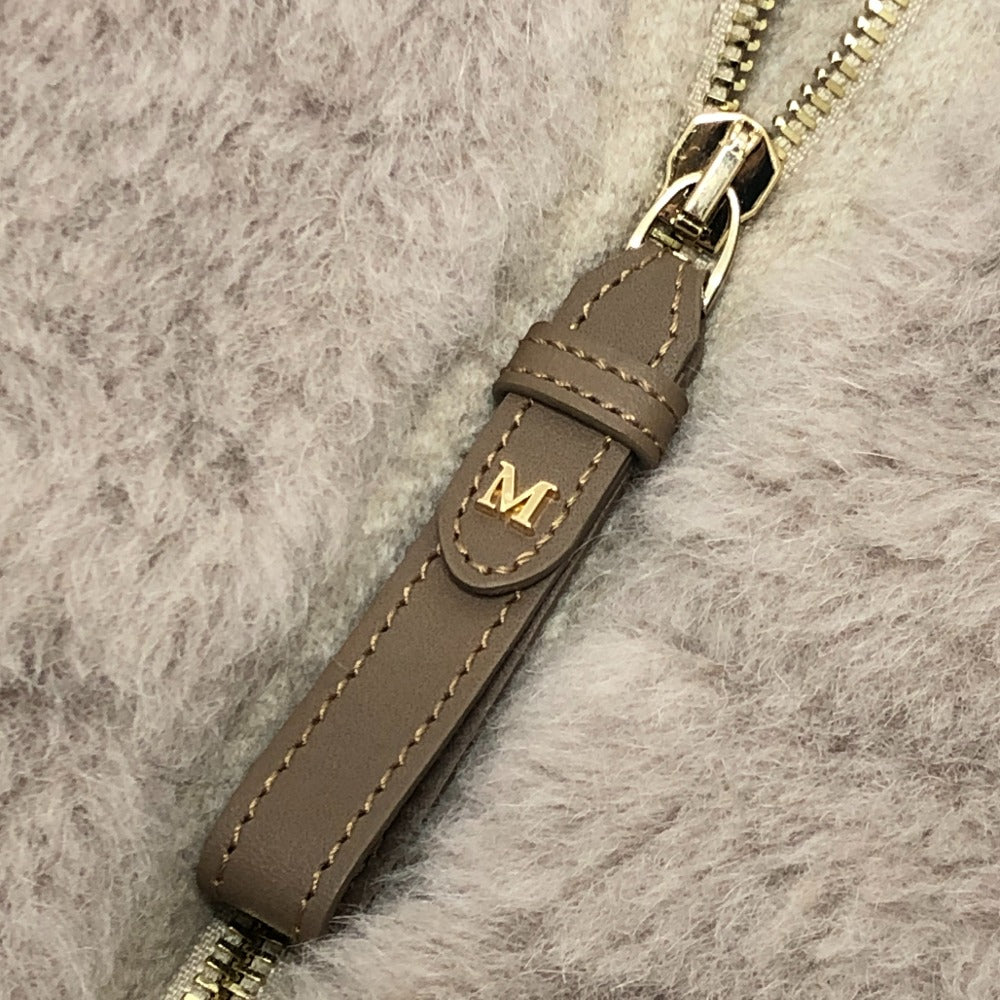 MAX MARA 25247361926 ペタロ テディベア ケープ アパレル アウター フード付 ポンチョ アルパカ レディース グレーベージュ ベージュ