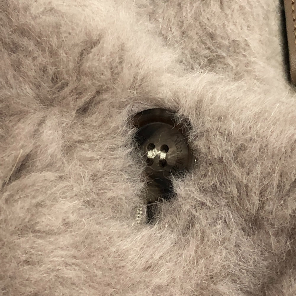 MAX MARA 25247361926 ペタロ テディベア ケープ アパレル アウター フード付 ポンチョ アルパカ レディース グレーベージュ ベージュ