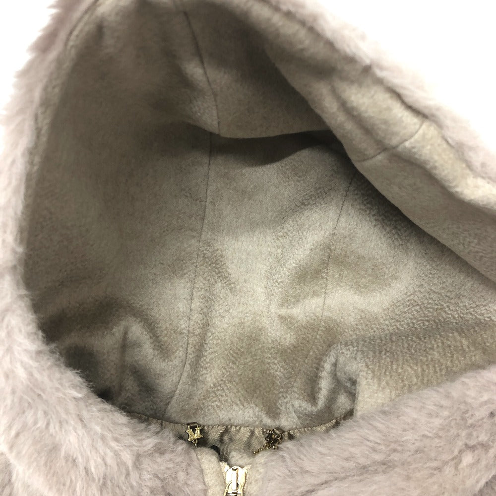 MAX MARA 25247361926 ペタロ テディベア ケープ アパレル アウター フード付 ポンチョ アルパカ レディース グレーベージュ ベージュ