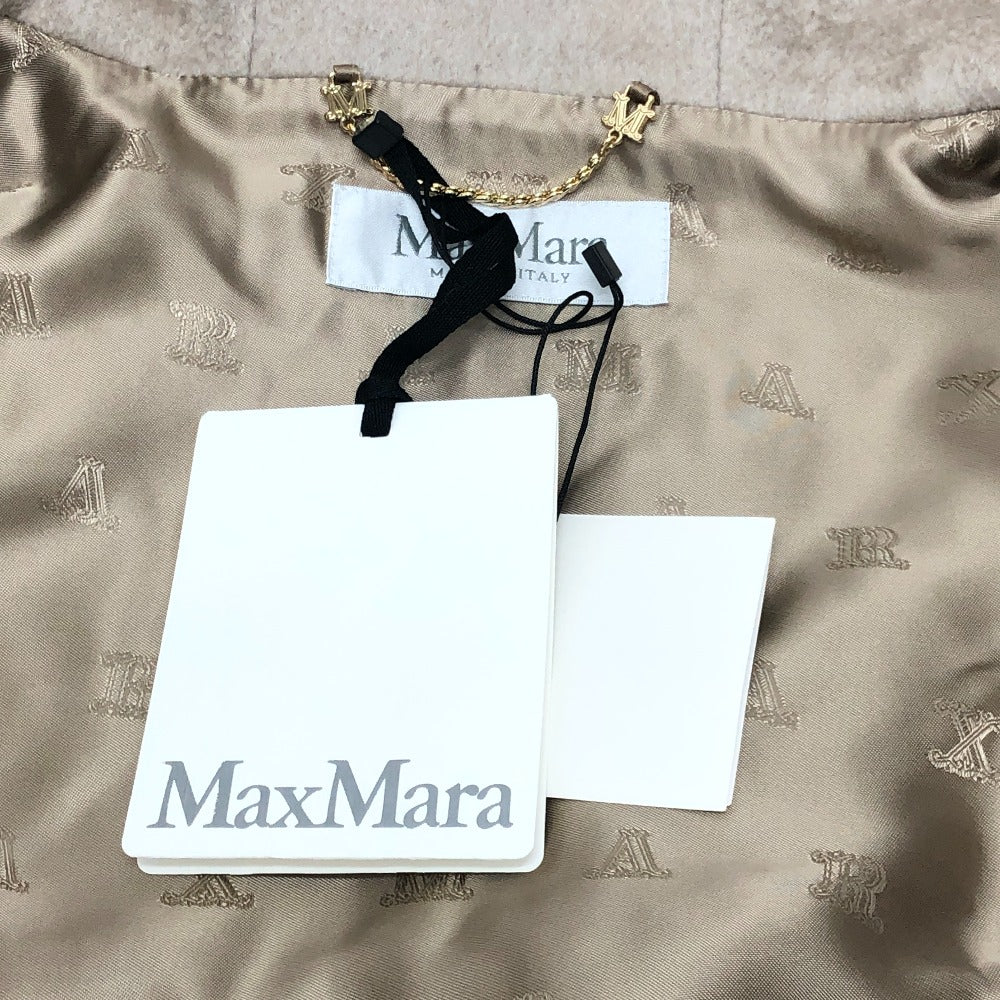 MAX MARA 25247361926 ペタロ テディベア ケープ アパレル アウター フード付 ポンチョ アルパカ レディース グレーベージュ ベージュ