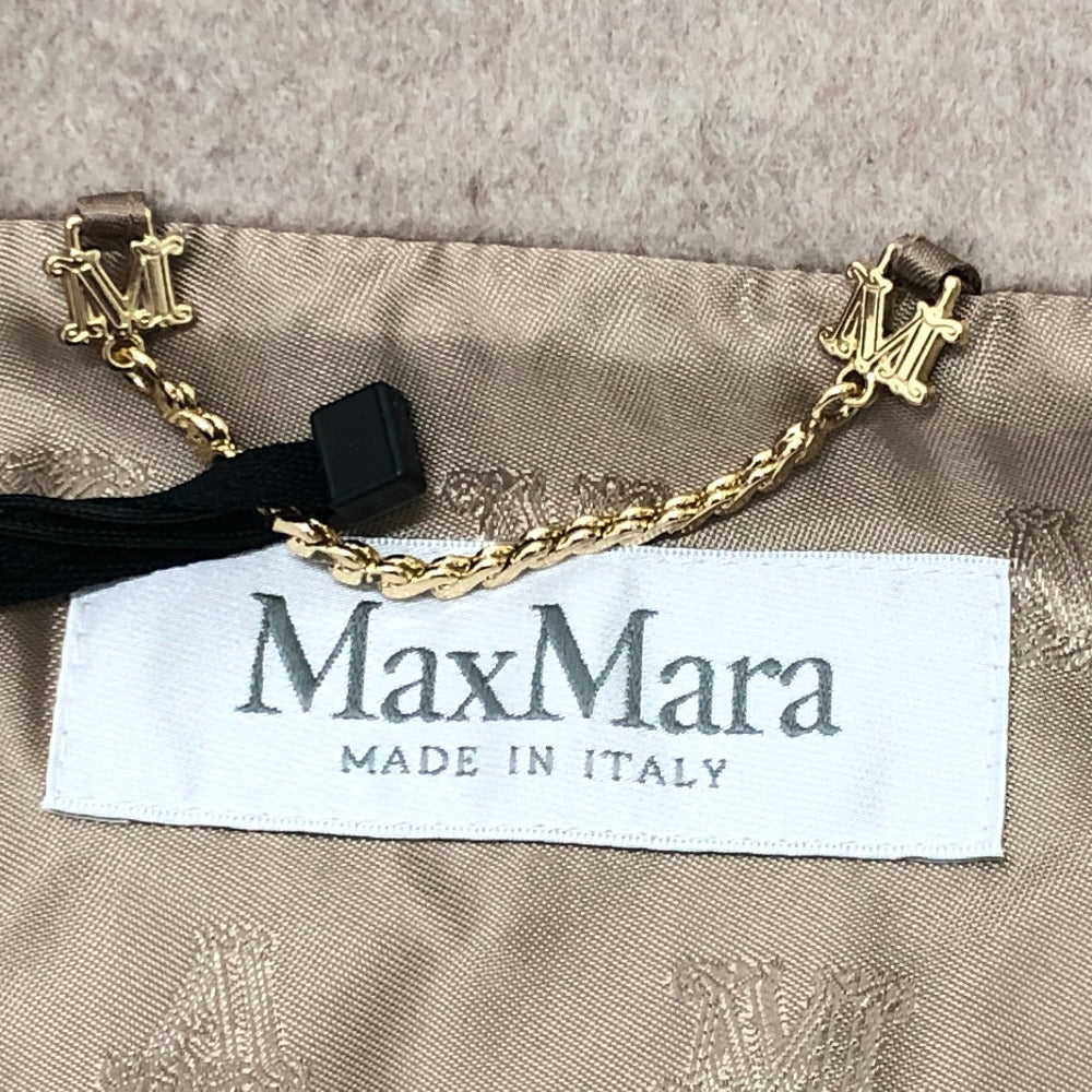 MAX MARA 25247361926 ペタロ テディベア ケープ アパレル アウター フード付 ポンチョ アルパカ レディース グレーベージュ ベージュ
