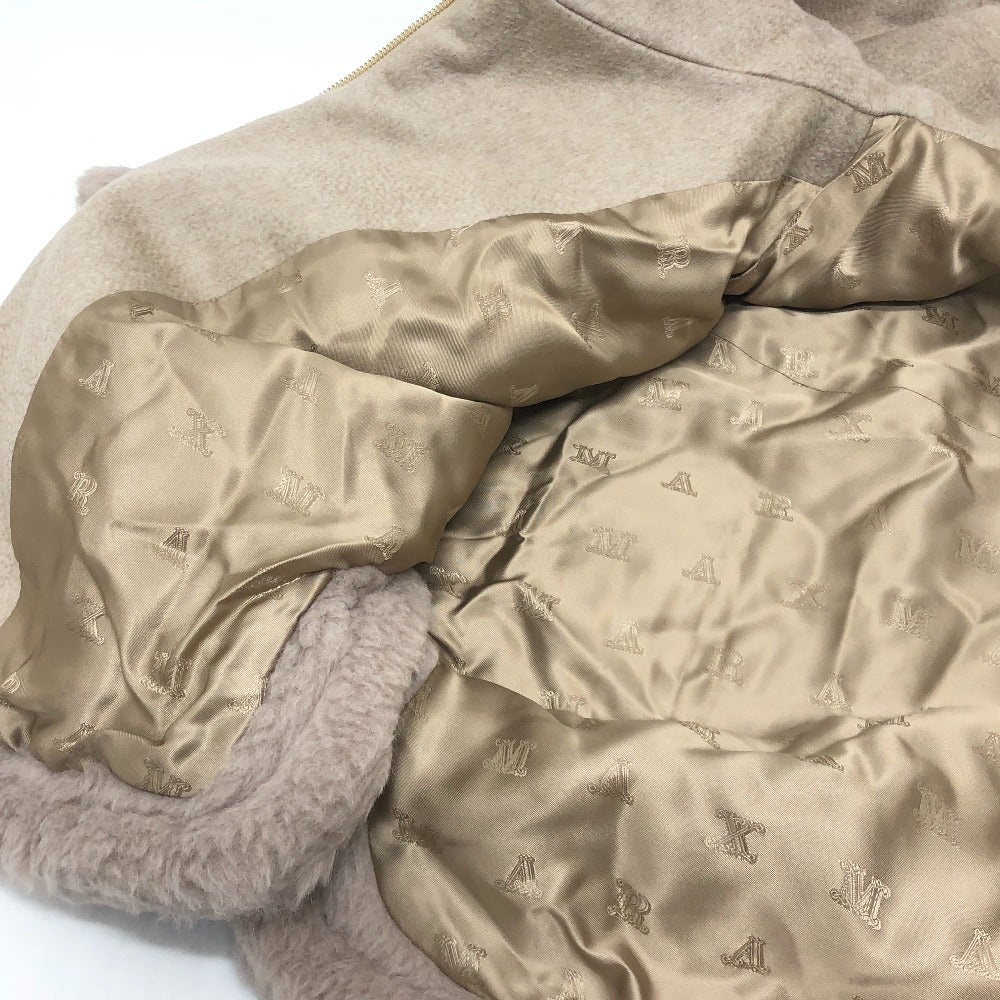 MAX MARA 25247361926 ペタロ テディベア ケープ アパレル アウター フード付 ポンチョ アルパカ レディース グレーベージュ ベージュ