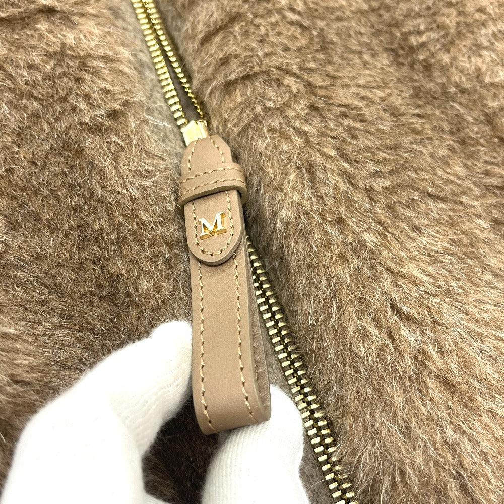 MAX MARA 25247361826 ペタロ テディベア ケープ アパレル アウター フード付 アパレル ポンチョ アルパカ レディース ブラウン