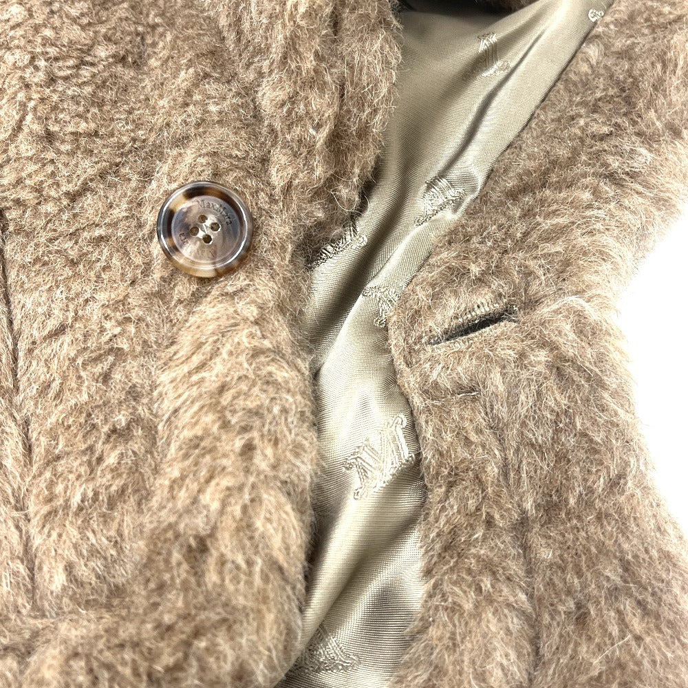 MAX MARA 25247361826 ペタロ テディベア ケープ アパレル アウター フード付 アパレル ポンチョ アルパカ レディース ブラウン