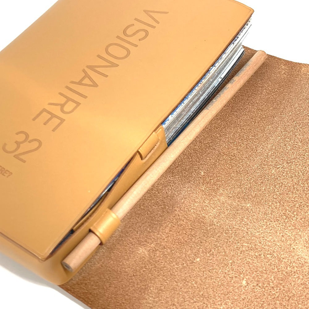 HERMES 鉛筆 VISIONAIRE 32 ヴィジョネア ポストカード セット VISIONAIRE 32 ヴィジョネア 鉛筆＆ポストカード＆カバーセット ケース セット 文房具 インテリア 雑貨 レザー ユニセックス ベージュ - brandshop-reference