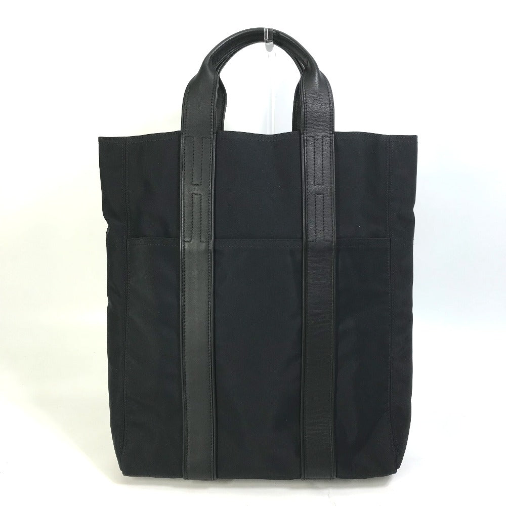 HERMES アカプルコカバスMM ハンドバッグ カバン トートバッグ ナイロン レディース ブラック