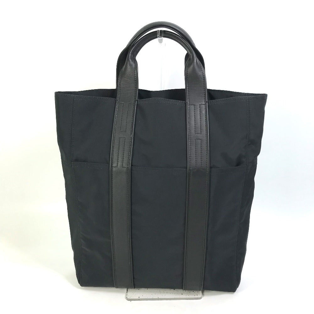 HERMES アカプルコカバスMM ハンドバッグ カバン トートバッグ ナイロン レディース ブラック