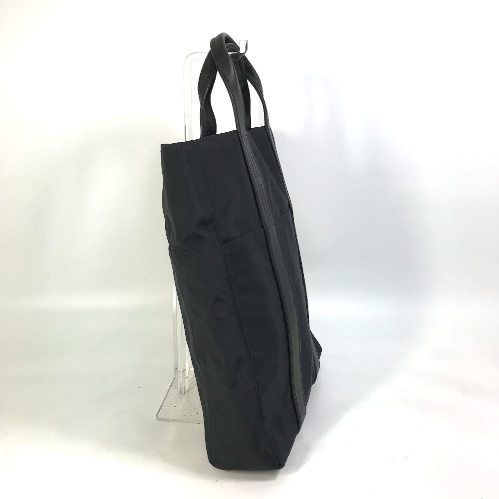 HERMES アカプルコカバスMM ハンドバッグ カバン トートバッグ ナイロン レディース ブラック