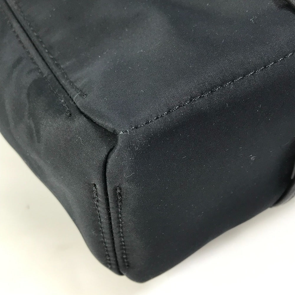 HERMES アカプルコカバスMM ハンドバッグ カバン トートバッグ ナイロン レディース ブラック