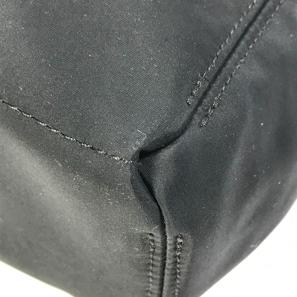 HERMES アカプルコカバスMM ハンドバッグ カバン トートバッグ ナイロン レディース ブラック