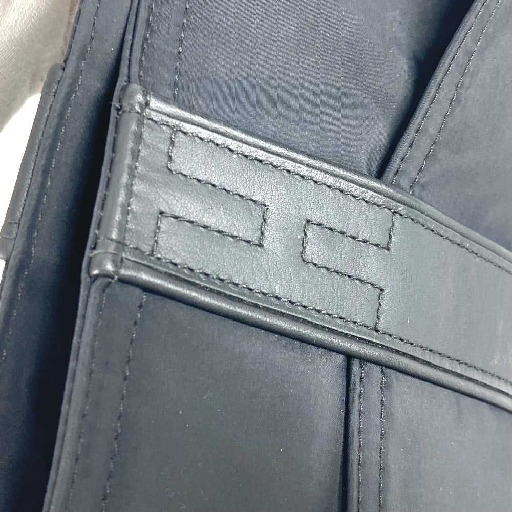 HERMES アカプルコ バサスMM カバン 斜め掛け ショルダーバッグ ナイロン ユニセックス ブラック - brandshop-reference