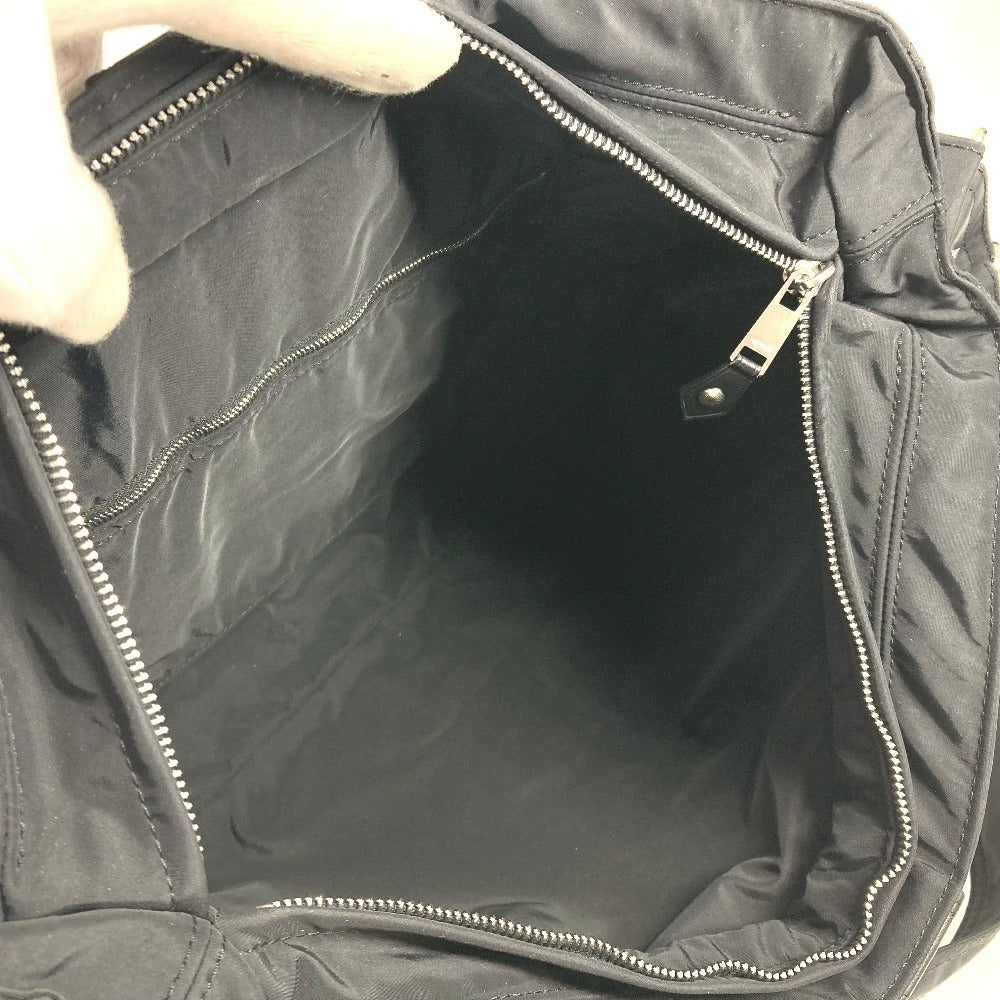 HERMES アカプルコ バサスMM カバン 斜め掛け ショルダーバッグ ナイロン ユニセックス ブラック - brandshop-reference