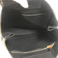 HERMES Cabag Elan PM 2-Way Handbag, Shoulder Bag, Tote Bag, Toile Officier/Leather, Black, Women's