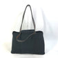 HERMES Cabag Elan PM 2-Way Handbag, Shoulder Bag, Tote Bag, Toile Officier/Leather, Black, Women's