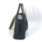 HERMES Cabag Elan PM 2-Way Handbag, Shoulder Bag, Tote Bag, Toile Officier/Leather, Black, Women's