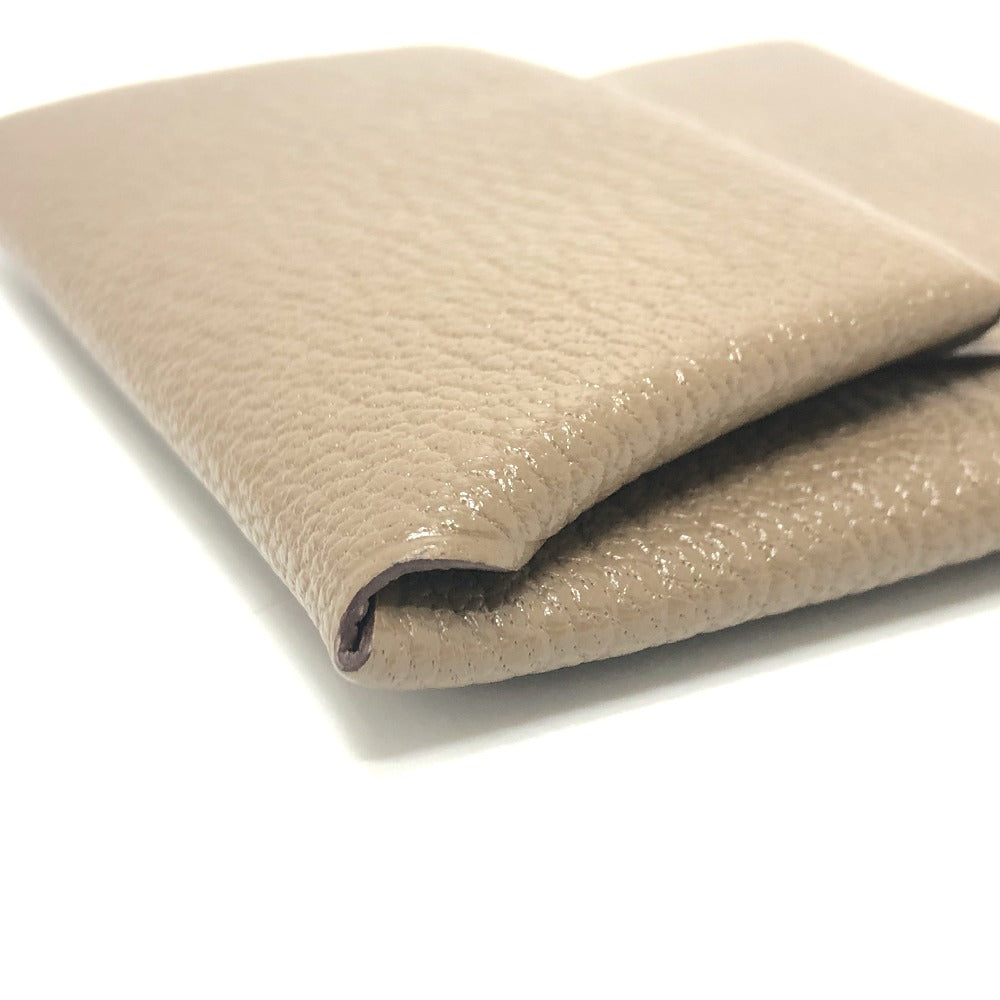 HERMES バスティア 小銭入れ 財布 ウォレット コインケース シェーブル レディース エトゥープ ベージュ - brandshop-reference