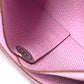 HERMES Bastia Wallet Coin Compartment Mini Pouch Small Item Case coin purse Epsom Morve Silvestre pink Used