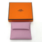 HERMES Bastia Wallet Coin Compartment Mini Pouch Small Item Case coin purse Epsom Morve Silvestre pink Used