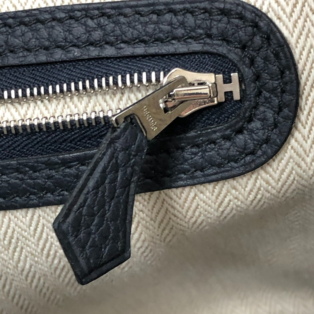 HERMES ガーデンパーティTPM ネゴンダ ハンドバック カバン バック ハンドバッグ レザー レディース ブラック - brandshop-reference