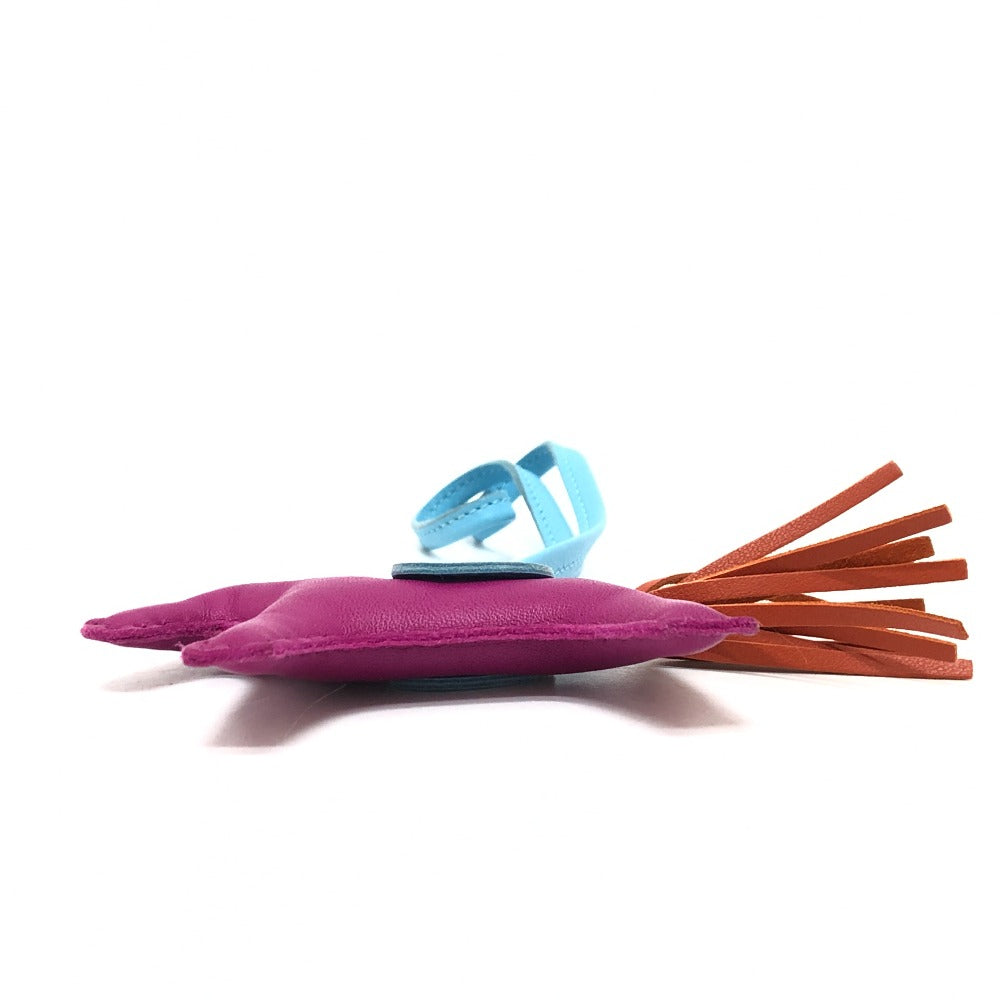 HERMES Rodeo PM Charm Back Charm Accesorio Bolso Charm Anyomilo Ladies Rose Purple x Cornalina x Celeste Purple