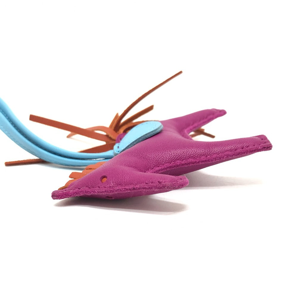 HERMES Rodeo PM Charm Back Charm Accesorio Bolso Charm Anyomilo Ladies Rose Purple x Cornalina x Celeste Purple