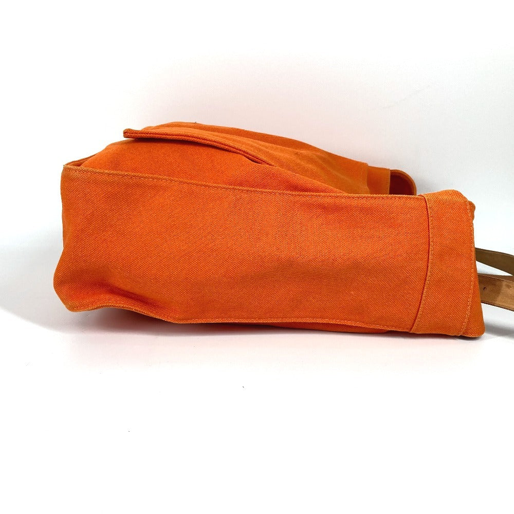 HERMES マルワリGM 肩掛け ショルダーバッグ キャンバス レディース オレンジ - brandshop-reference