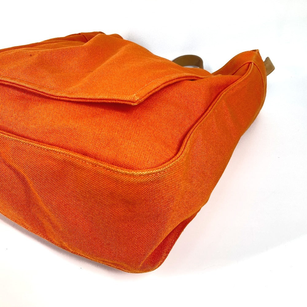HERMES マルワリGM 肩掛け ショルダーバッグ キャンバス レディース オレンジ - brandshop-reference