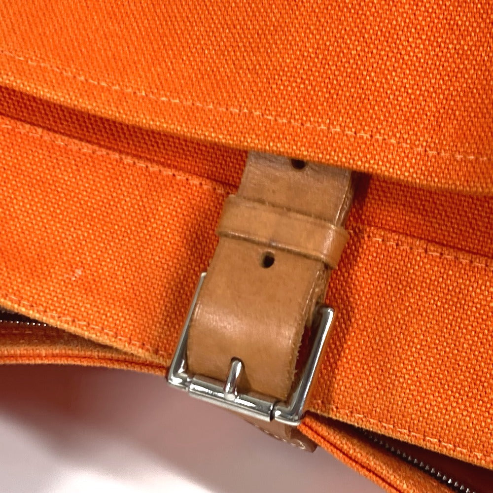 HERMES マルワリGM 肩掛け ショルダーバッグ キャンバス レディース オレンジ - brandshop-reference