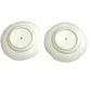 Meissen Floral Plate Set of 2, Ceramic, Unisex, White