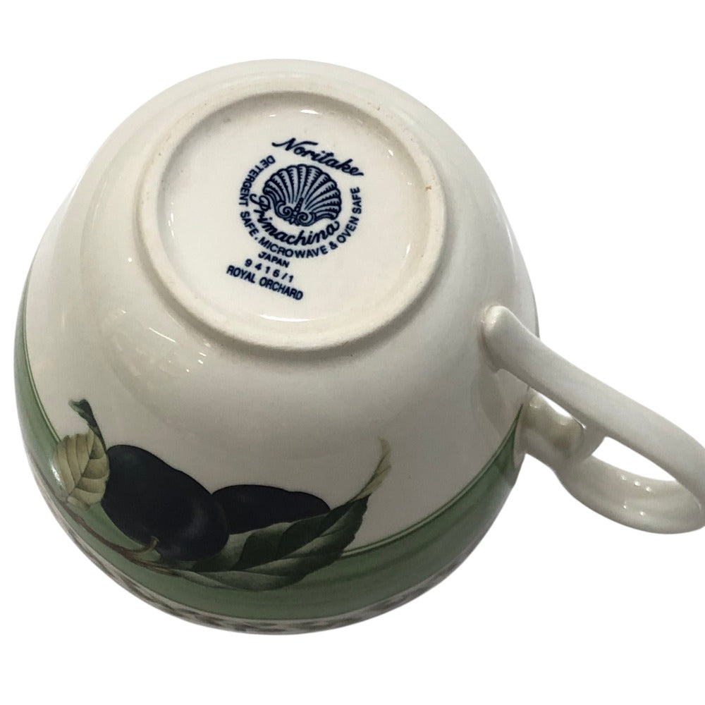 NORITAKE フルーツ ロイヤルオーチャード 食器 カップ＆ソーサー プリマチャイナ ティーカップ 陶器 ユニセックス ホワイト