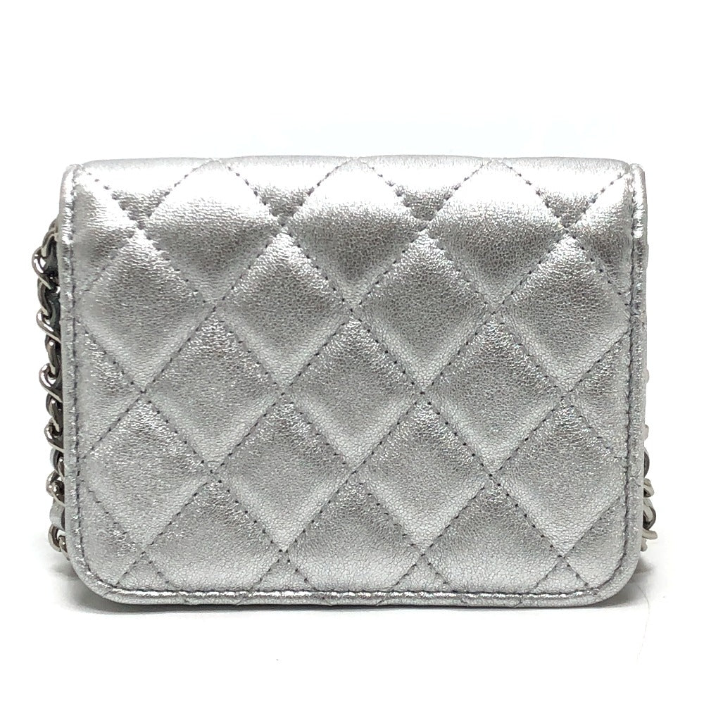 CHANEL イヤーギフト 顧客限定 スター ラインストーン カバン マトラッセ ミニ ショルダーバッグ レザー レディース シルバー