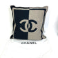 CHANEL AA8505 2022-2023 AW ココマーク CC インテリア 枕 バイカラー クッション ウール/カシミヤ ユニセックス